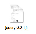 jquery-3.2.1ファイル