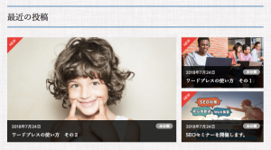 Lightning オプション和風デザインスキン JPNStyle 拡張ウィジェット Media Posts プレビュー