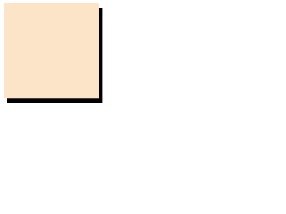 box-shadow: 7px 10px;を指定している例