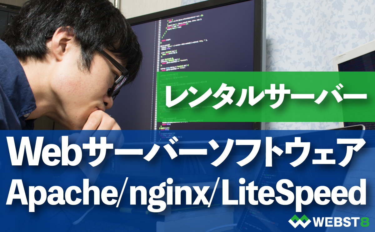 レンタルサーバー　WebサーバーソフトウェアApache/nginx/LiteSpeed