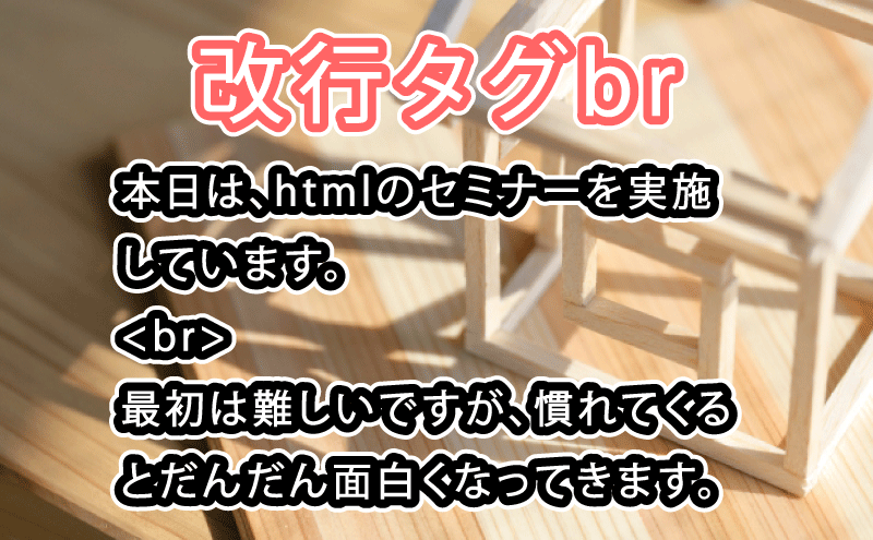 HTML　改行タグ br