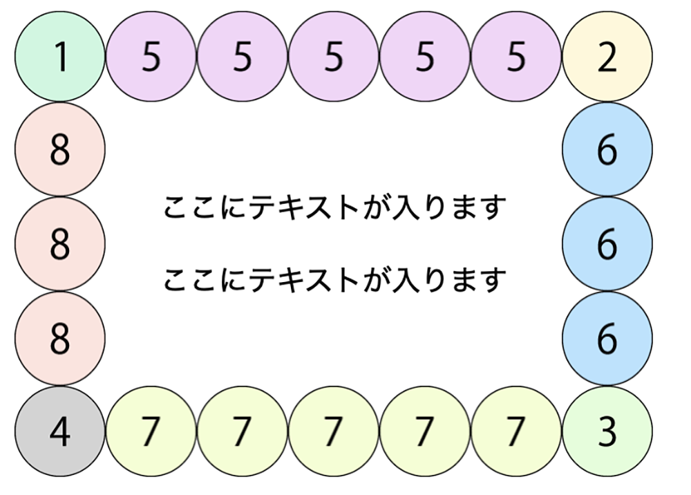 border-imageを使って枠線画像を表示しているデモ